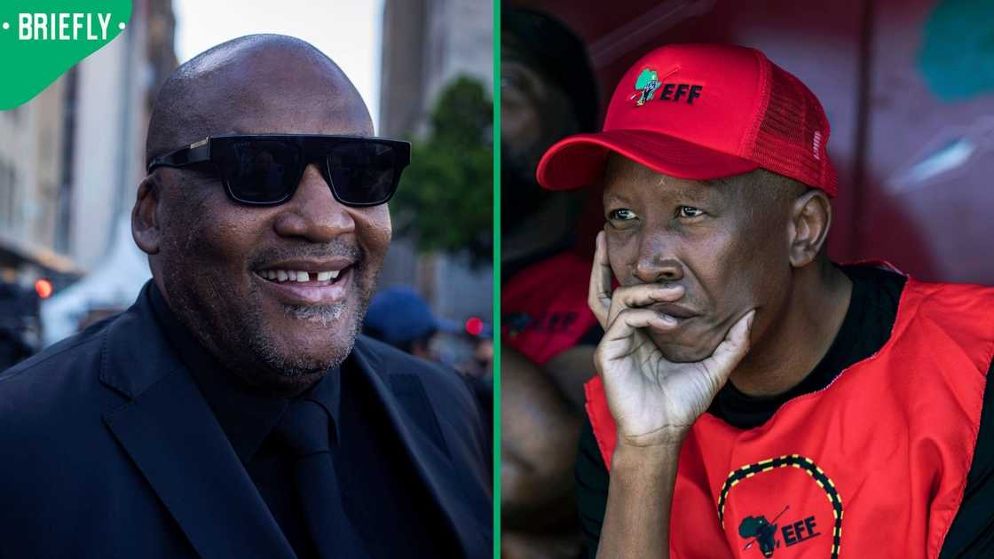 Gayton McKenzie mocked Julius Malema Gayton McKenzie mocked Julius Malema