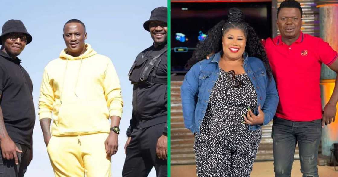 Moja Love TV presenters: Xolani Khumalo from 'Sizok'thola', Jub Jub from 'Uyajola 9/9', Xolani from 'X-Repo', Nomsa Buthelezi-Shezi from 'Uyaphuza' and Bishop I Makamu from 'Rea Tsotella'. Moja Love TV presenters: Xolani Khumalo from 'Sizok'thola', Jub Jub from 'Uyajola 9/9', Xolani from 'X-Repo', Nomsa Buthelezi-Shezi from 'Uyaphuza' and Bishop I Makamu from 'Rea Tsotella'.