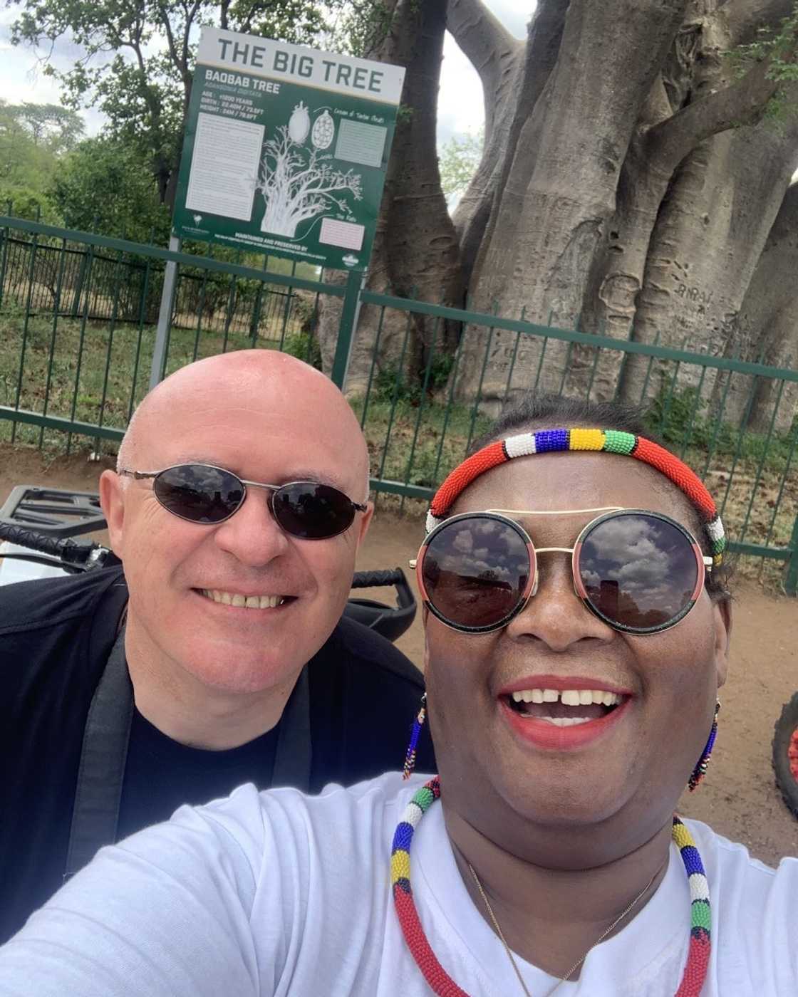 Mama Joy showed off her gifts from Papa Joy Mama Joy showed off her gifts from Papa Joy