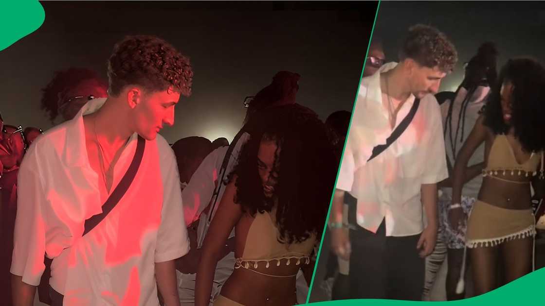 Afronation man and woman dance to amapiano together