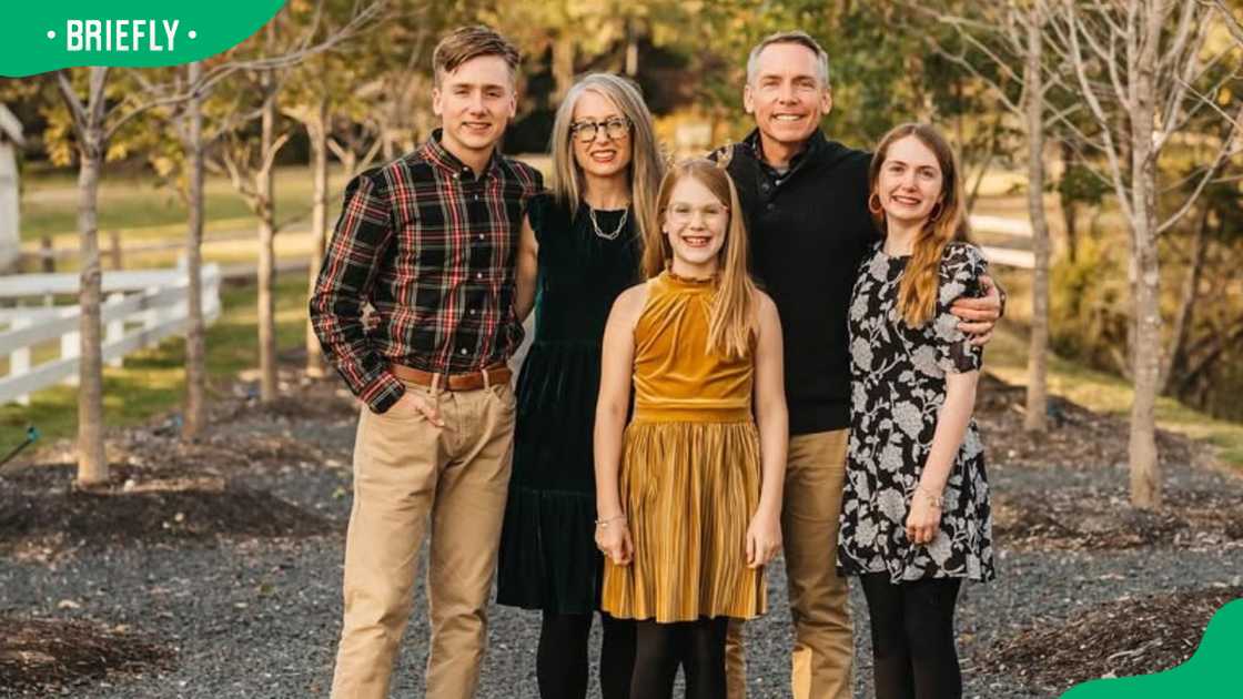 Clint Harp with his wife and three children Clint Harp with his wife and three children