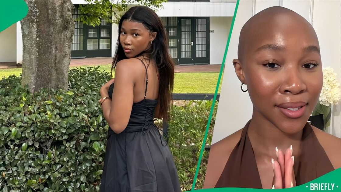 A young woman showcased her home remedy for smelly armpits. A young woman showcased her home remedy for smelly armpits.