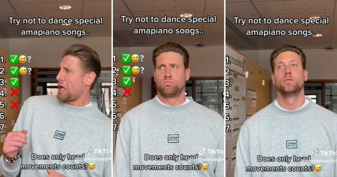 TikTok user @mitchellromijn93 thought he did well but never knew head movements count as dancing too