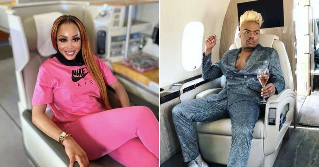 Somizi Mhlongo, Khanyi Mbau, Celebrity Somizi Mhlongo, Khanyi Mbau, Celebrity