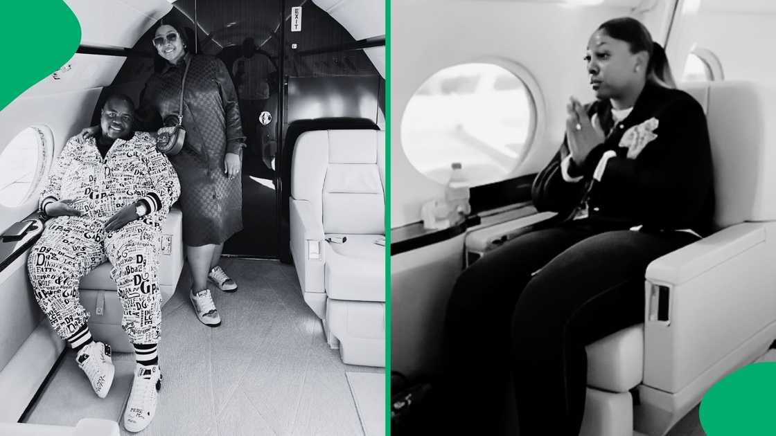 The video left social media users convinced that she was scared of flight The video left social media users convinced that she was scared of flight