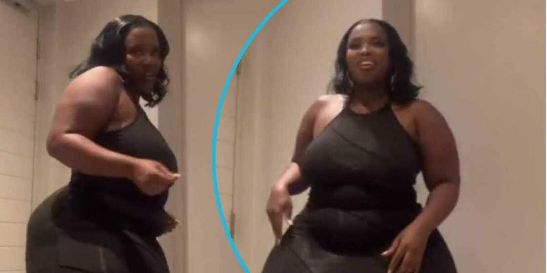 A beautiful woman danced to an Amapiano song and drove men wild A beautiful woman danced to an Amapiano song and drove men wild