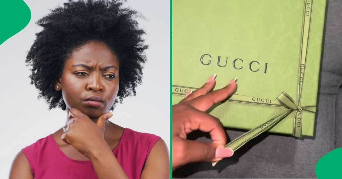 A Gucci unboxing video got side eyed on TikTok A Gucci unboxing video got side eyed on TikTok