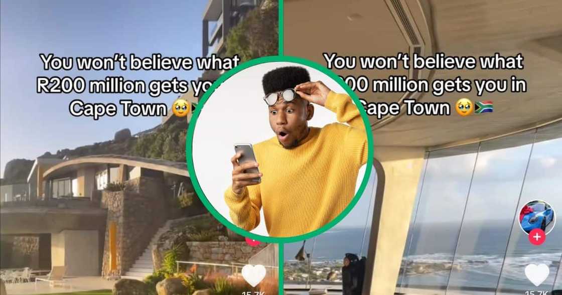 A house worth R200 million in Cape Town shocked TikTokkers A house worth R200 million in Cape Town shocked TikTokkers
