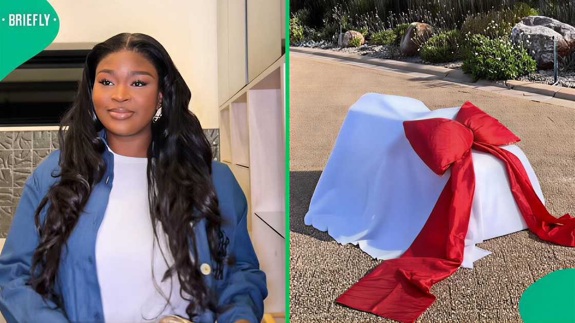 A mother in South Africa got her son a matching luxury car with his dad. A mother in South Africa got her son a matching luxury car with his dad.