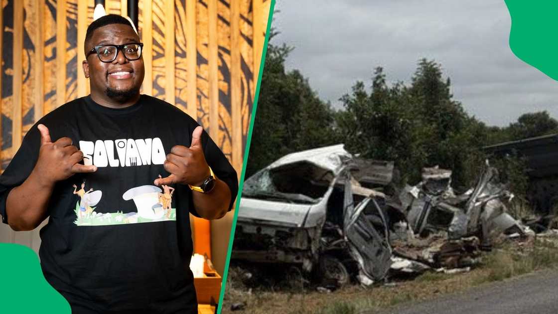Sol Phenduka reacts after dash cam footage from Vaal crash