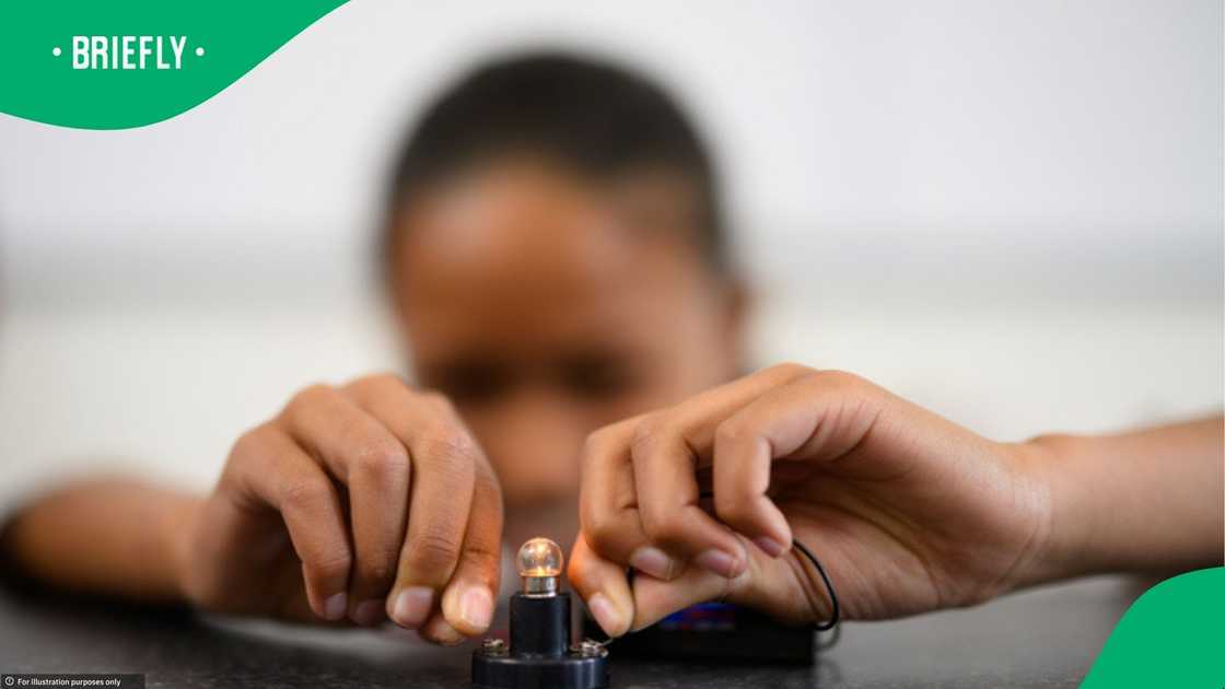 A teen in Namibia makes an electricity generator for his family A teen in Namibia makes an electricity generator for his family