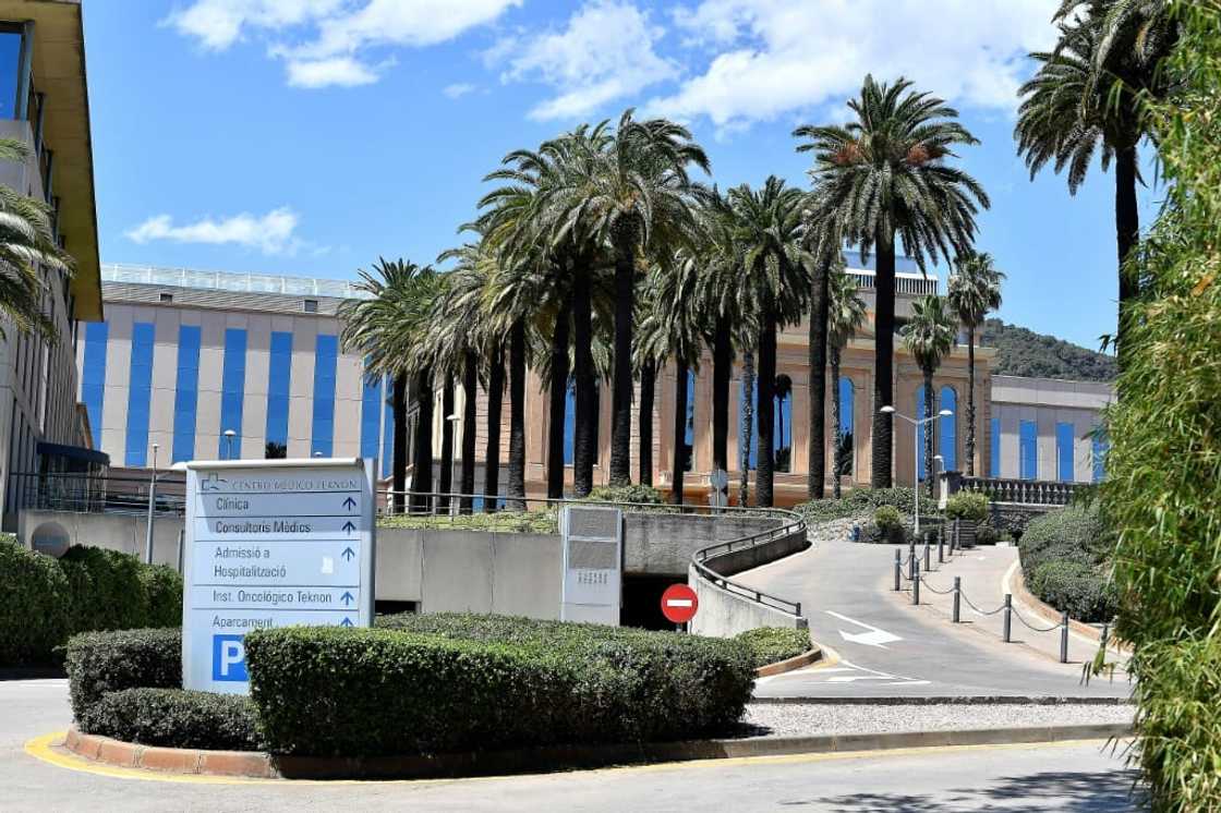 Jose Eduardo dos Santos is being treated at the Teknon medical centre in Barcelona Jose Eduardo dos Santos is being treated at the Teknon medical centre in Barcelona
