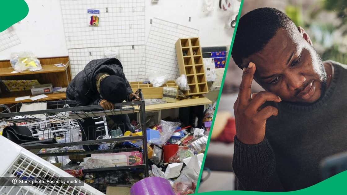Sharpeville residents looted spaza shops after a spaza shop owner was killed Sharpeville residents looted spaza shops after a spaza shop owner was killed