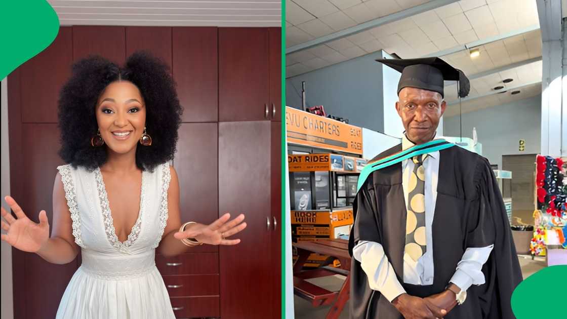 The viral video captured the inspirational moment a 57-year-old graduated from UNISA