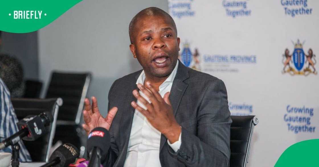 The Gauteng MEC for Cooperative Governance and Traditional Affairs Lebogang Maile slammed the Democratic Alliance The Gauteng MEC for Cooperative Governance and Traditional Affairs Lebogang Maile slammed the Democratic Alliance