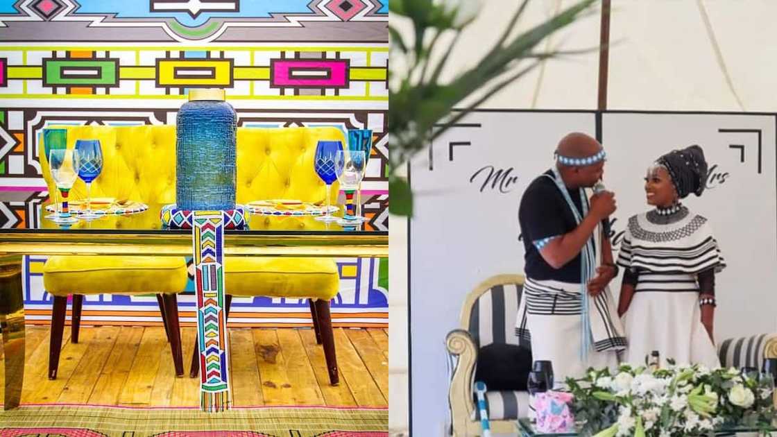 Sotho traditional wedding décor Sotho traditional wedding décor