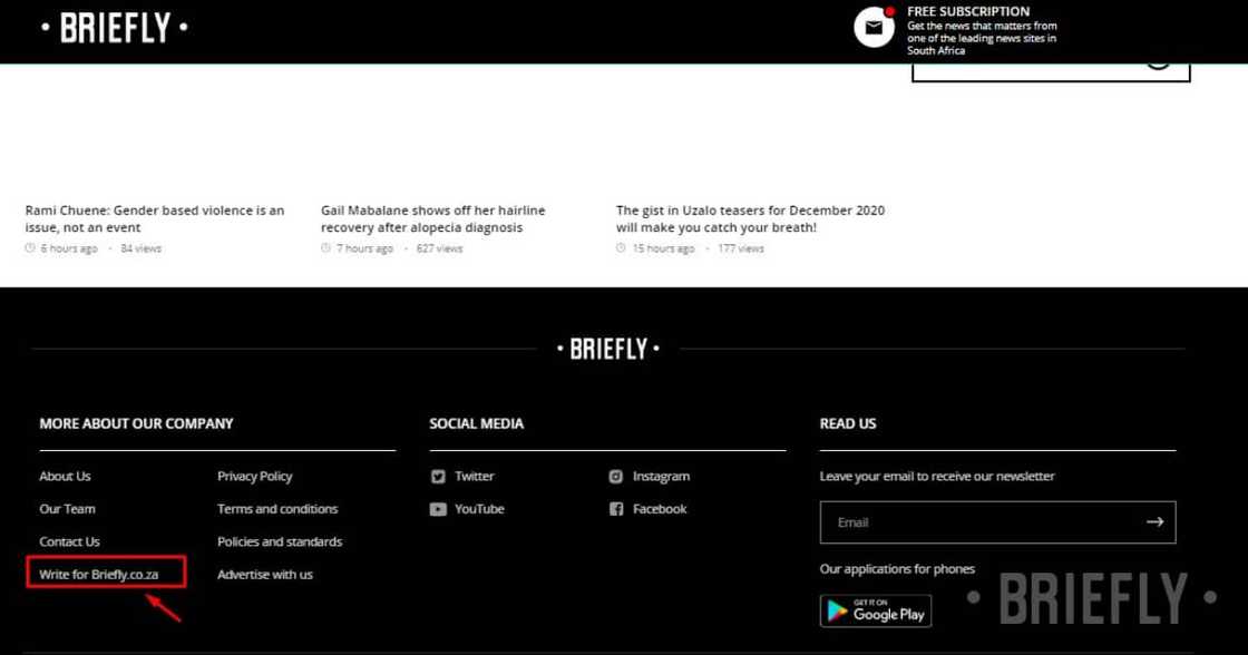 How to become a Briefly.co.za story contributor today How to become a Briefly.co.za story contributor today