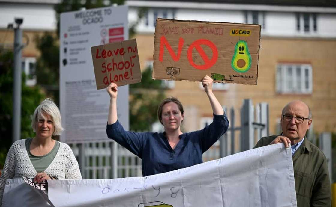 In a quiet corner of London a struggle is being waged over the site where Ocado wants to open a big distribution hub