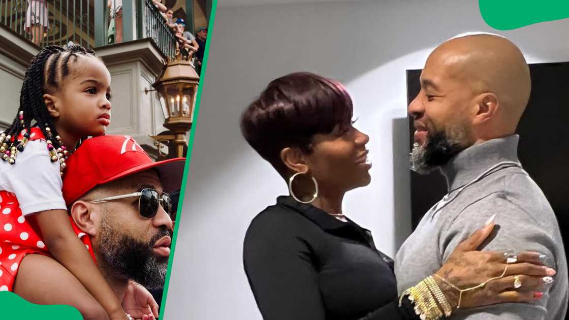 Fantasia, her husband Kendall Taylor, and their daughter