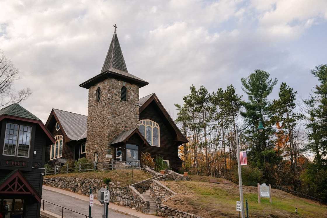 An old church facade