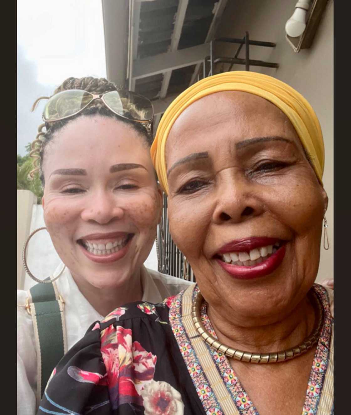 Leleti Khumalo and her mom stole hearts. Leleti Khumalo and her mom stole hearts.