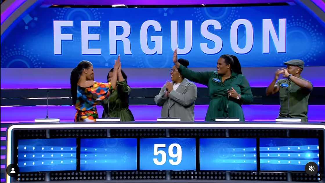 The Fergusons are on 'Family Feud.' The Fergusons are on 'Family Feud.'