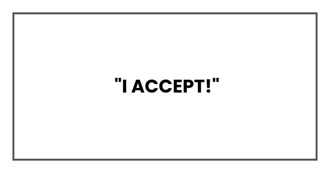 I accept!