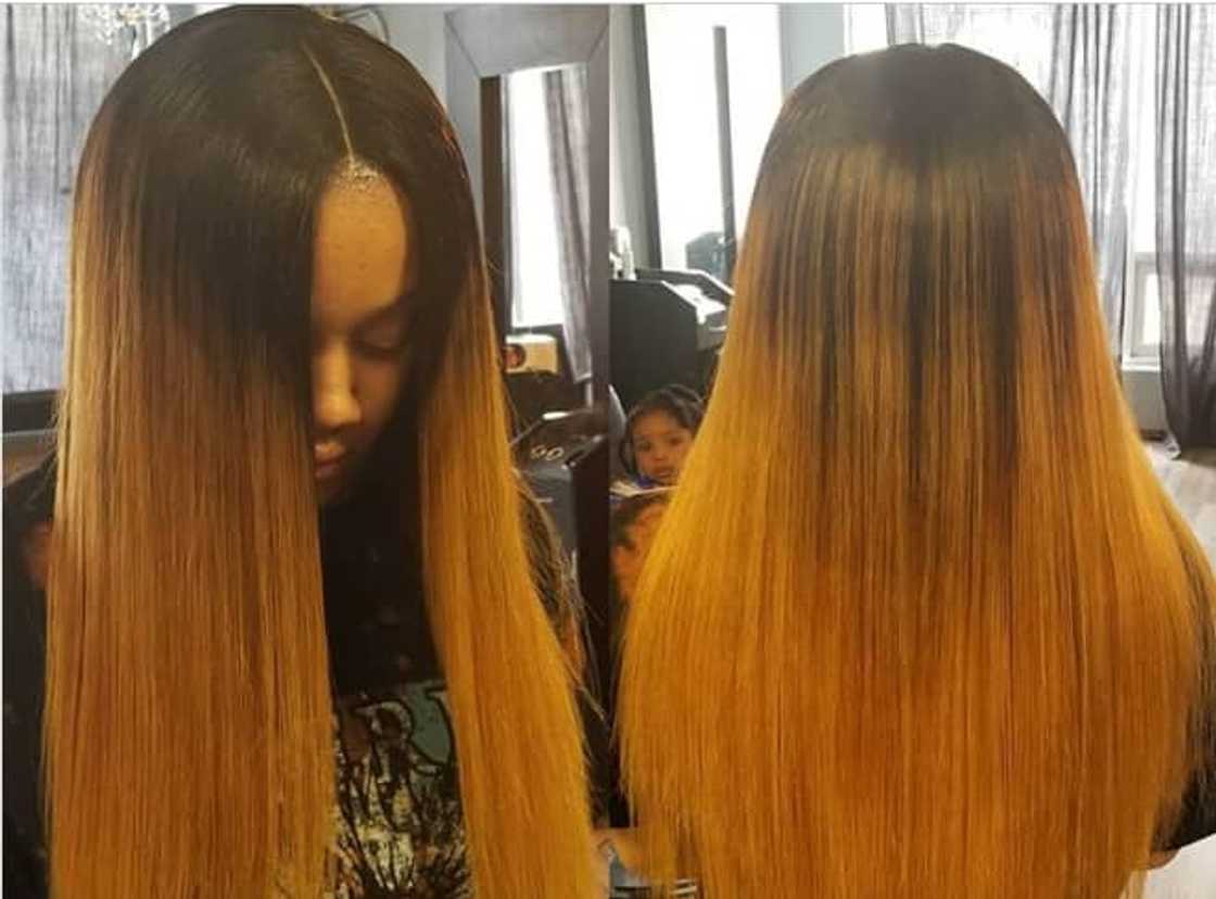 Best long, straight Brazilian hair styles