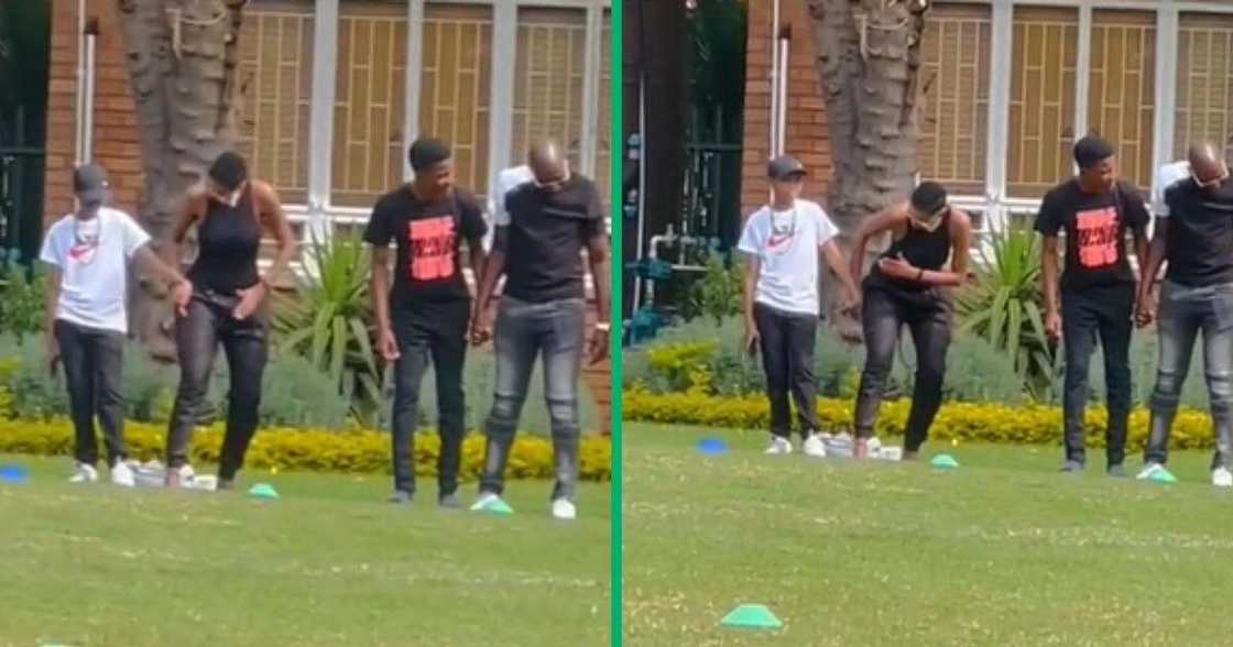 TikTok video of boy's older sister doing Bhebha dance trend at his sports day TikTok video of boy's older sister doing Bhebha dance trend at his sports day