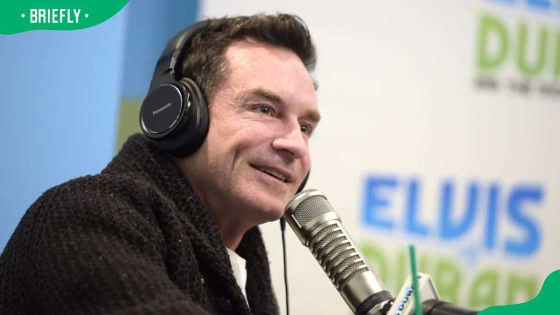 Television personality Jeff Probst attending The Elvis Duran Z100 Morning Show at Z100 Studio Television personality Jeff Probst attending The Elvis Duran Z100 Morning Show at Z100 Studio