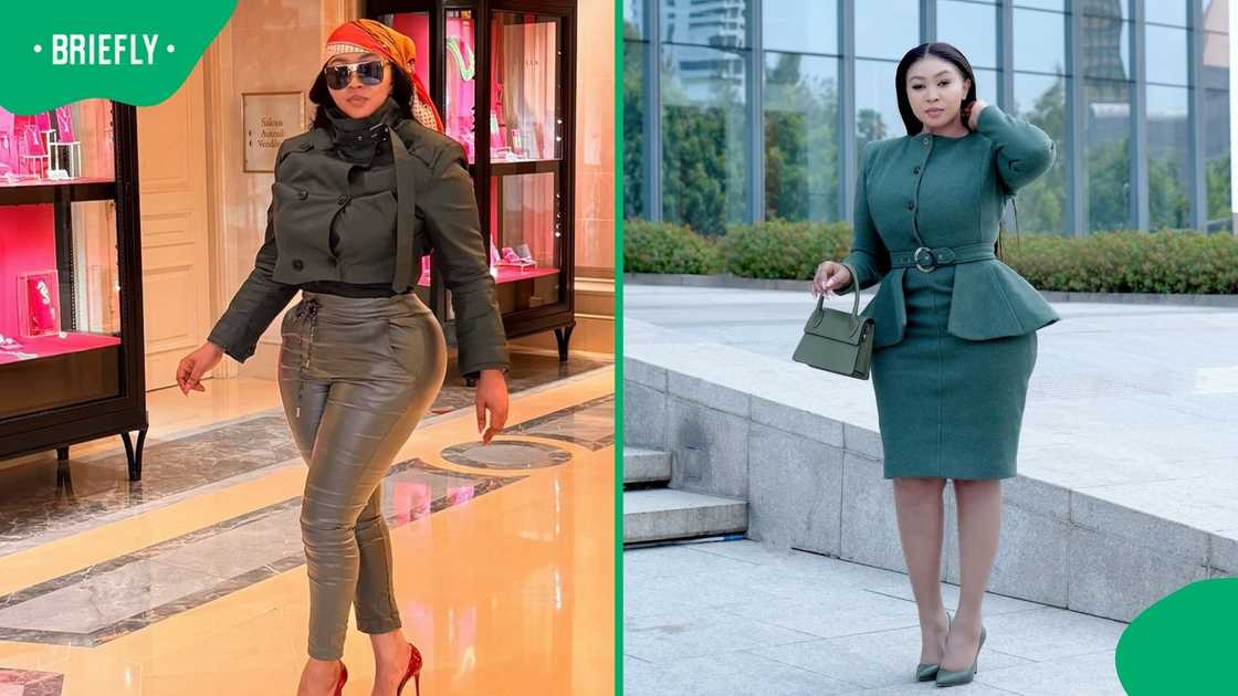Some fans praised the businesswoman and reality TV star for looking happy, confident and youthful years after the death of her husband, gospel singer Sfiso Ncwane Some fans praised the businesswoman and reality TV star for looking happy, confident and youthful years after the death of her husband, gospel singer Sfiso Ncwane