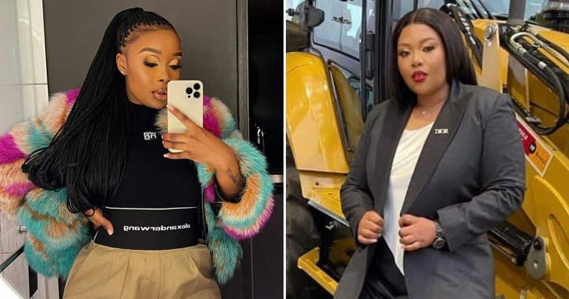 Anele Mdoda says she has a crush on Sithelo Shozi. Anele Mdoda says she has a crush on Sithelo Shozi.