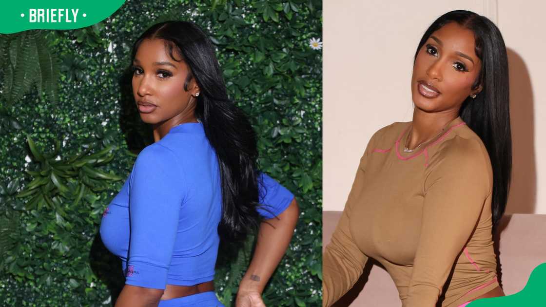 Bernice Burgos posing for different photos Bernice Burgos posing for different photos