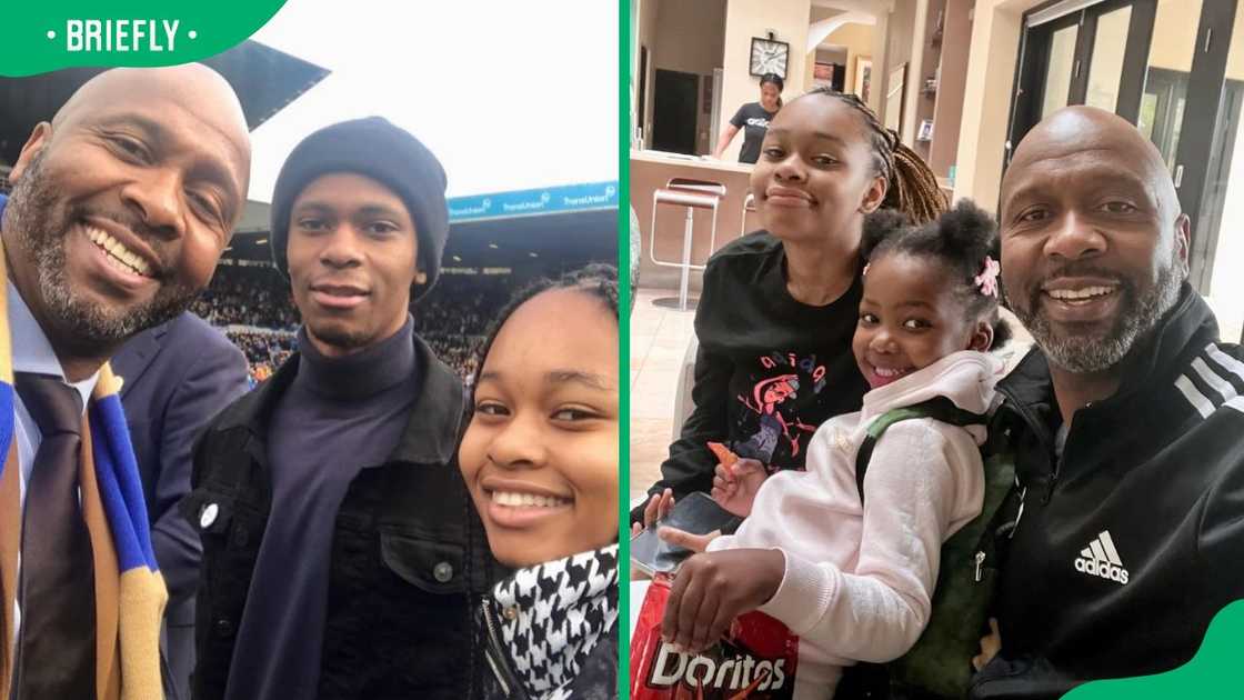 Lucas Radebe's children Lucas Radebe's children