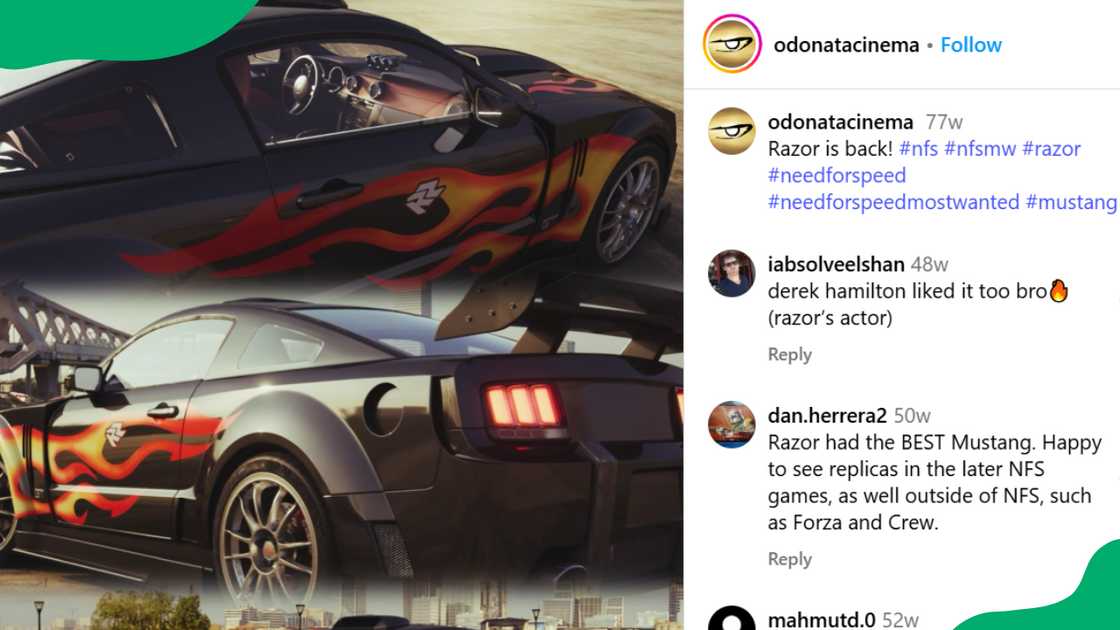 A need for speed NFS on a car A need for speed NFS on a car