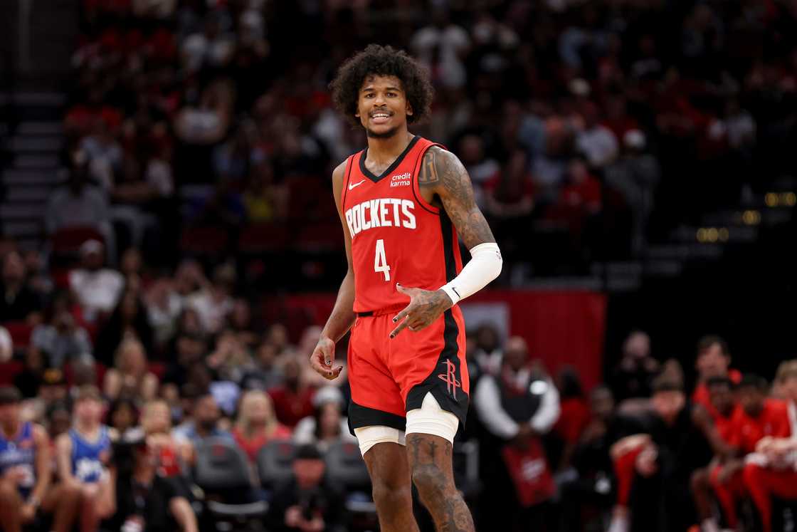 Jalen Green at Toyota Center, in Houston, Texas. Jalen Green at Toyota Center, in Houston, Texas.