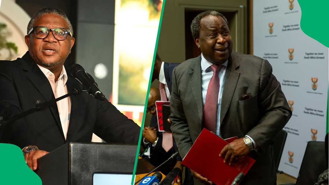 Fikile Mbalula paid tribute to Tito Mboweni who recently passed away. Fikile Mbalula paid tribute to Tito Mboweni who recently passed away.