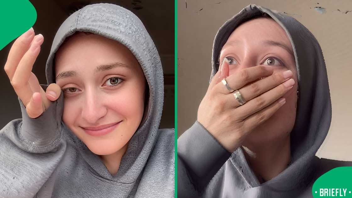 A young woman went viral on TikTok. A young woman went viral on TikTok.