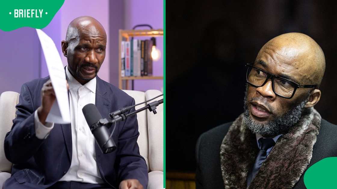 Malesela Teffo's attempt to address the Johannesburg Magistrates Court during proceedings was resisted by the aco-accused's lawyers Malesela Teffo's attempt to address the Johannesburg Magistrates Court during proceedings was resisted by the aco-accused's lawyers
