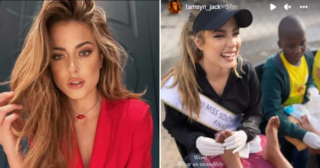 Miss SA top 10 finalist Tamsyn Jack on Mandela Day Miss SA top 10 finalist Tamsyn Jack on Mandela Day