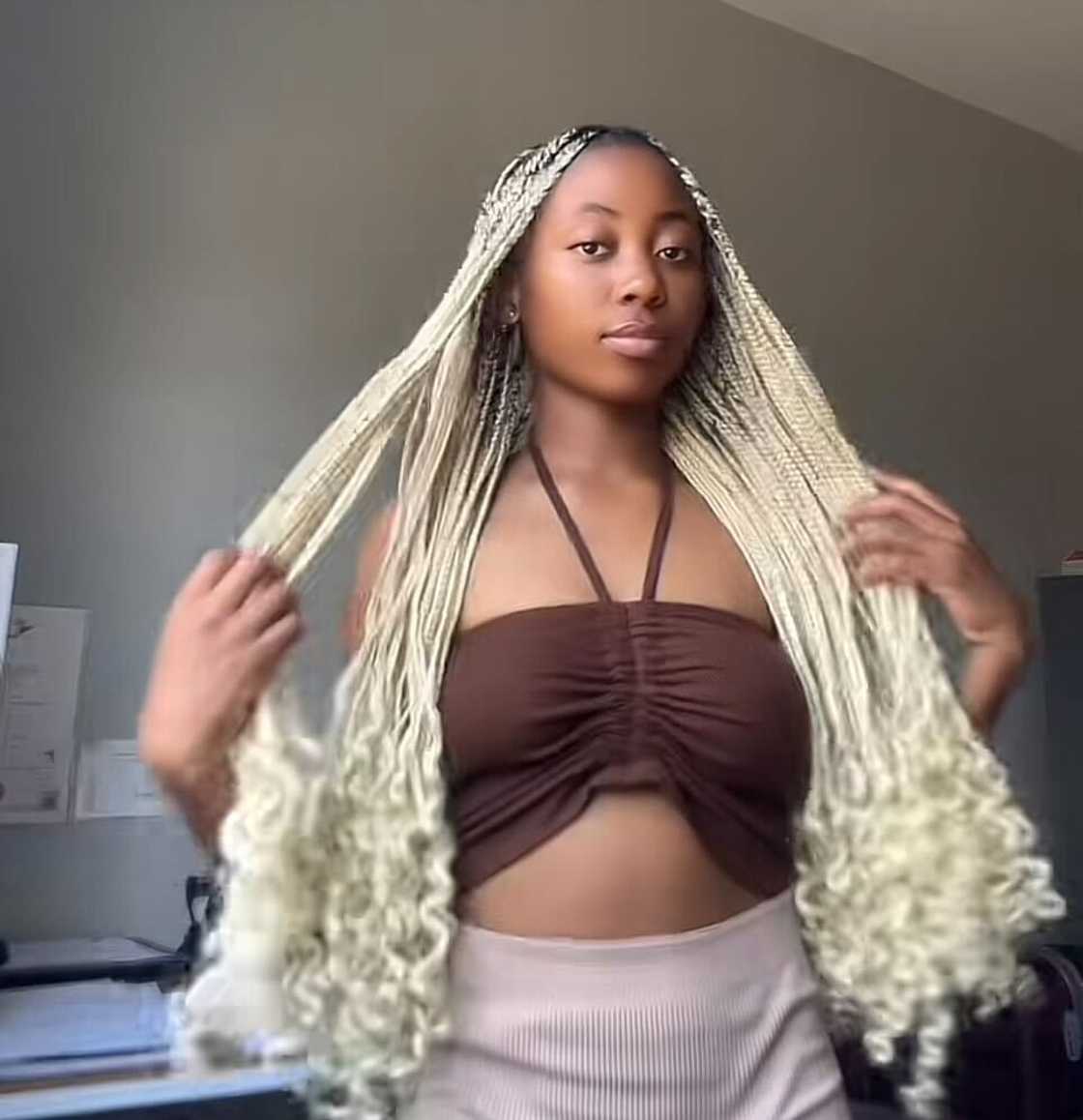 A young lady showed off her grocery haul for res that sparked a buzz online. A young lady showed off her grocery haul for res that sparked a buzz online.