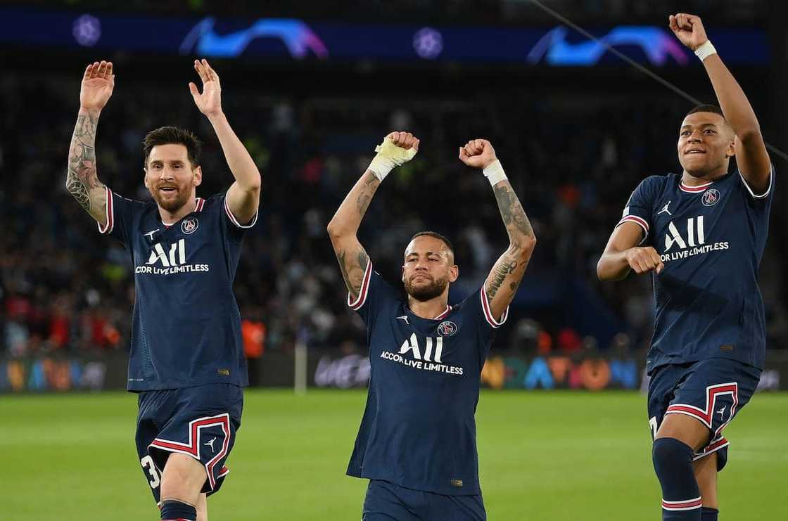 Kylian Mbape, Neymar and Messi Kylian Mbape, Neymar and Messi