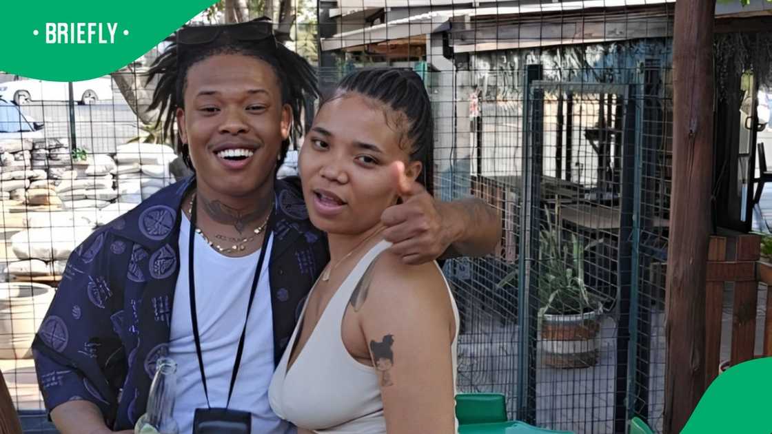 Nasty C with his baby mama Sammie Heavens Nasty C with his baby mama Sammie Heavens