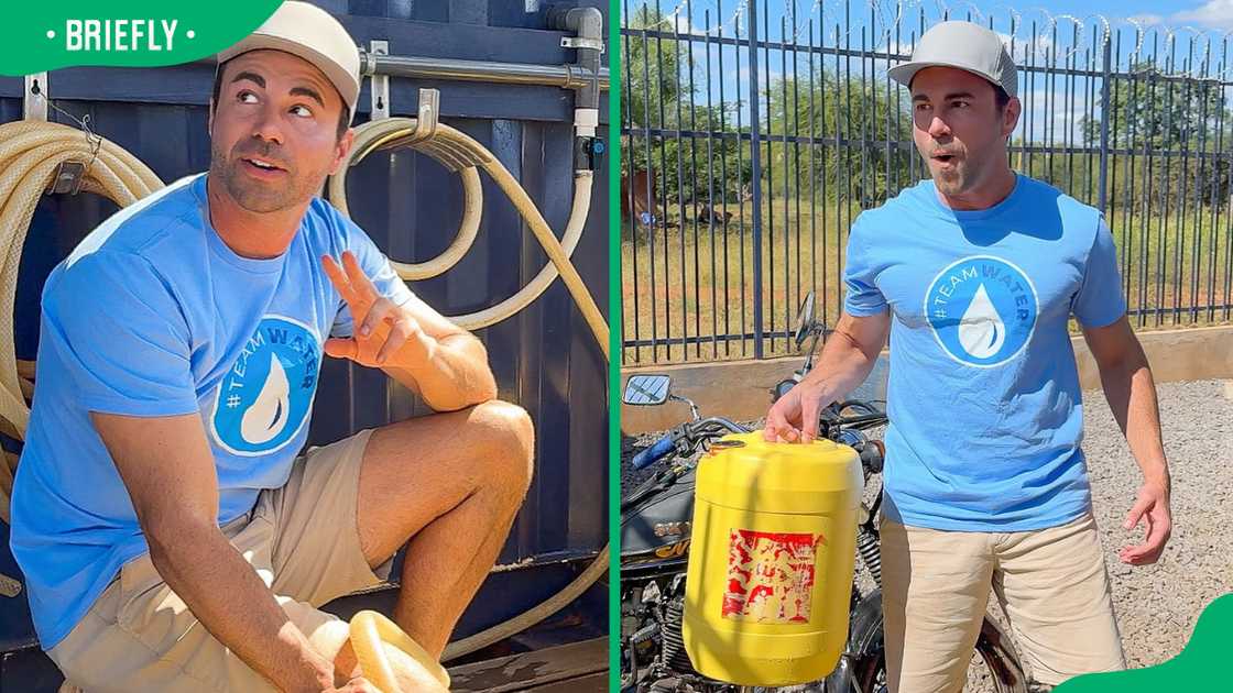 Mark Rober during a community outreach