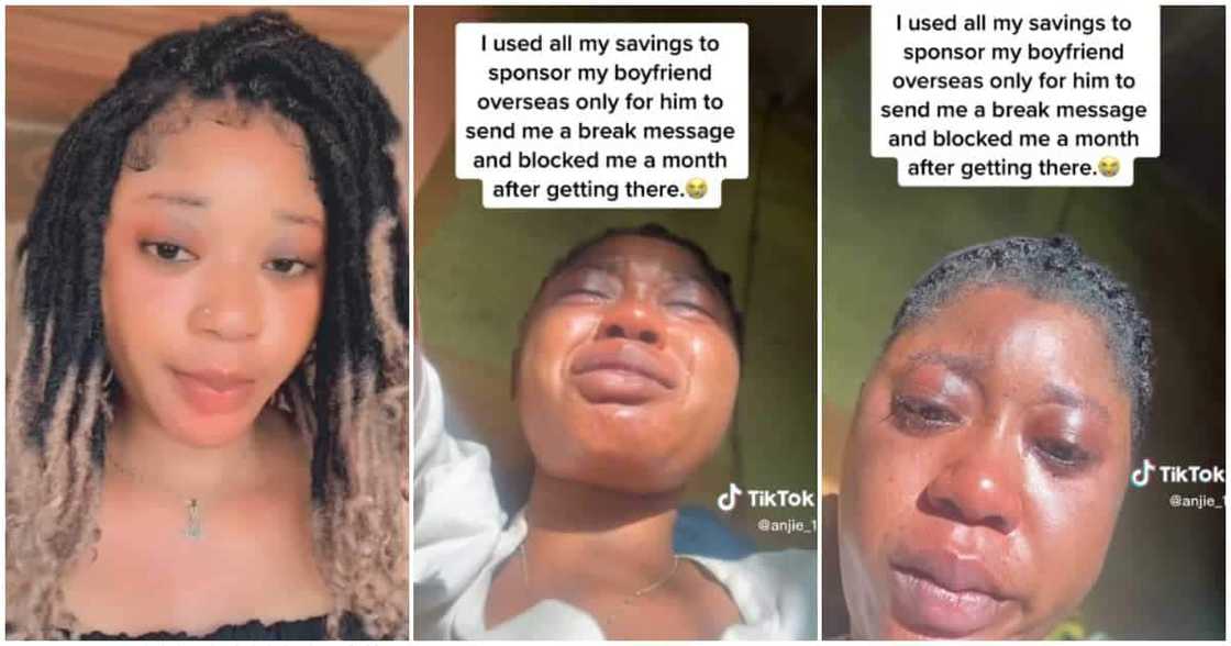 Anjie, boyfriend, dumped, sponsored abroad, savings