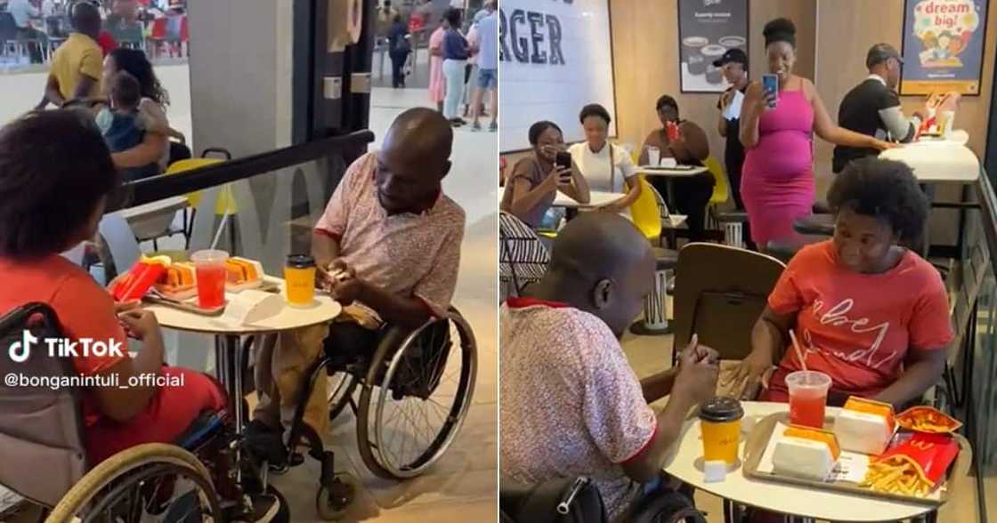 Man in wheelchair has public proposal Man in wheelchair has public proposal