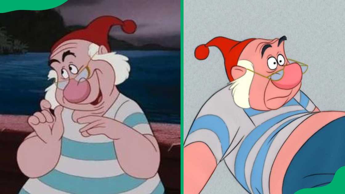 Mr. Smee from Peter Pan.