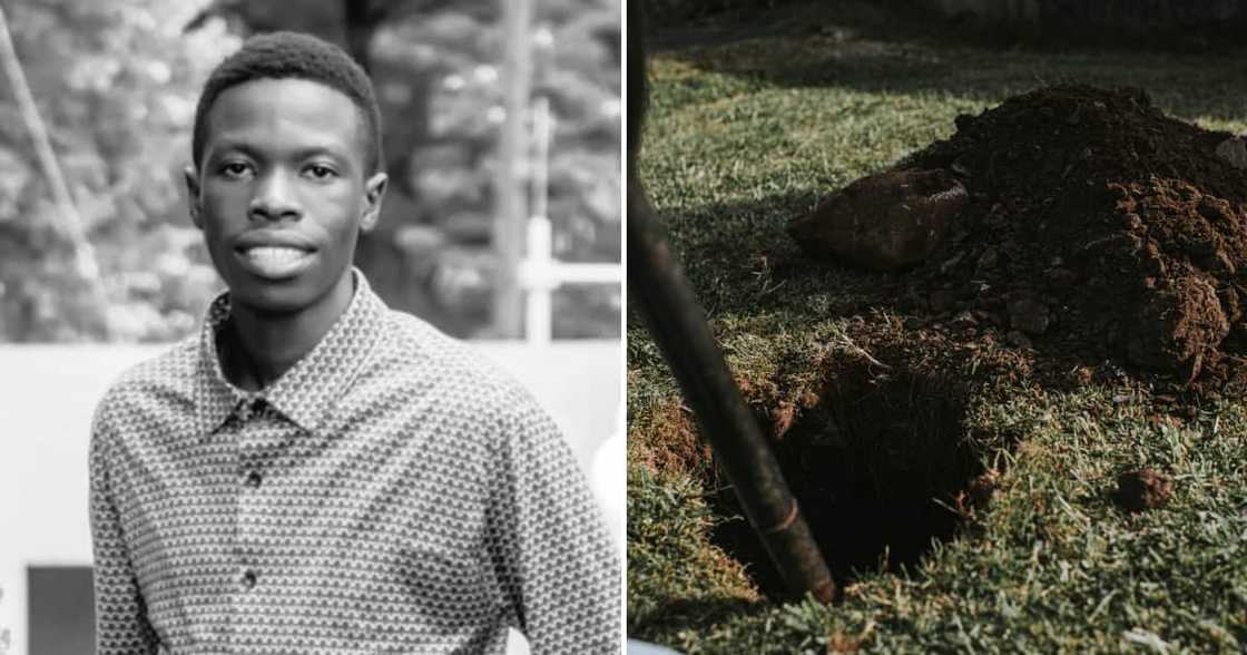 Twitter user @Sungwe_malvin and the hole for his rat Twitter user @Sungwe_malvin and the hole for his rat