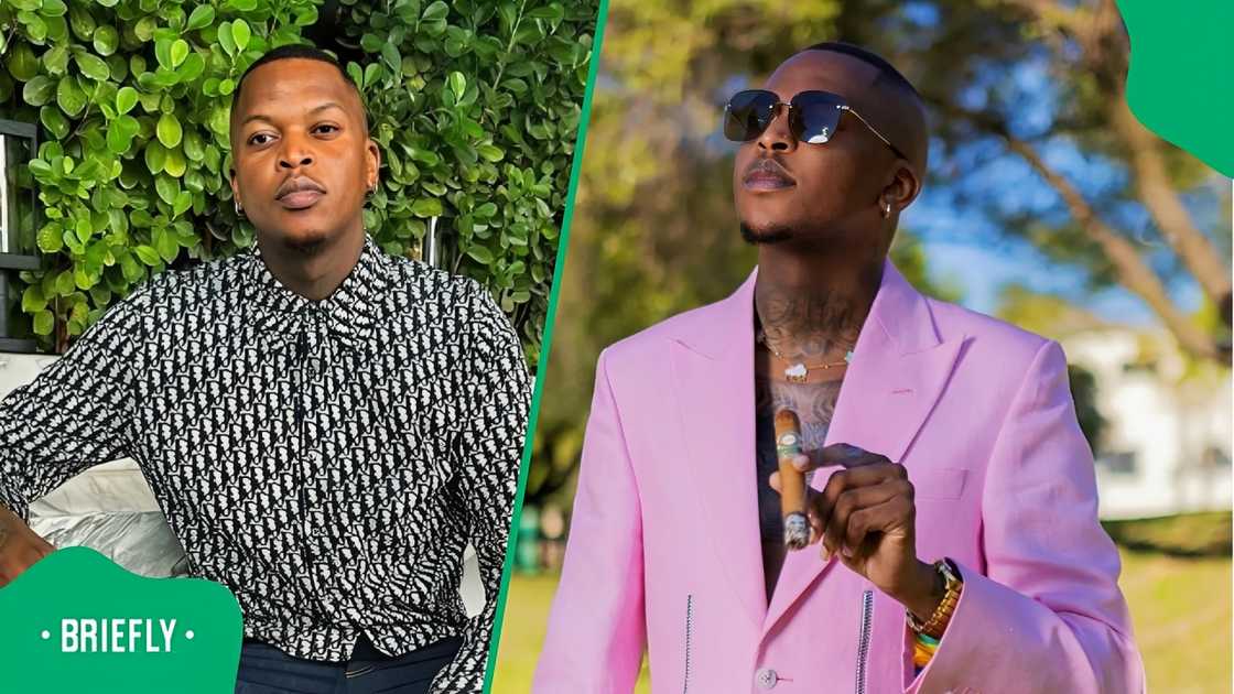 Oscar Mbo rocked a ZCC attire and caused a stir. Oscar Mbo rocked a ZCC attire and caused a stir.