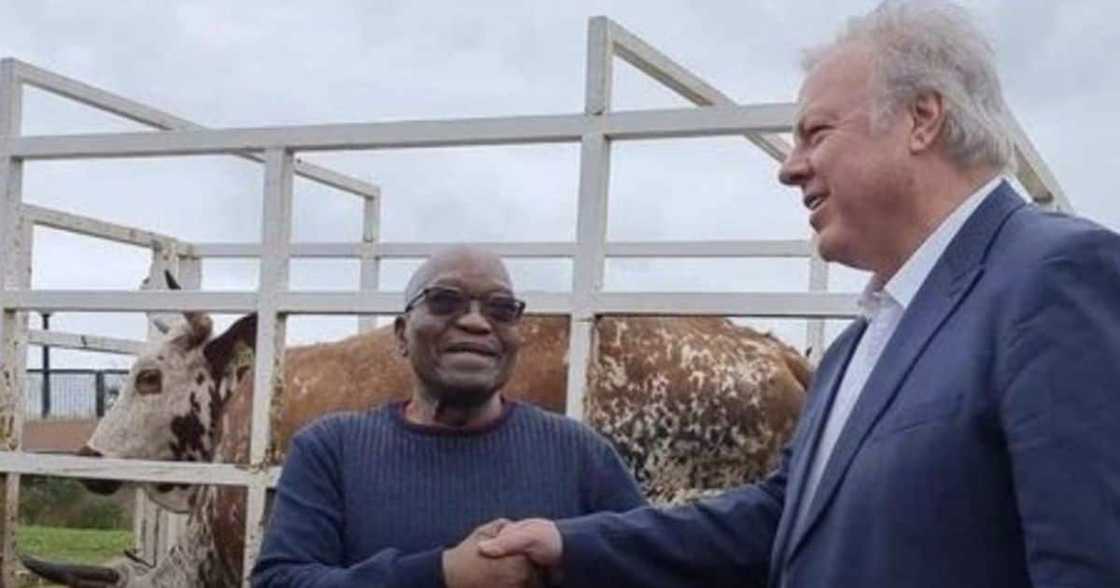 Louis Liebenberg & Jacob Zuma Louis Liebenberg & Jacob Zuma